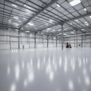 Commercial epoxy floor coating